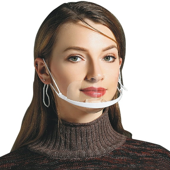 Safety Face Shield 10 Pack Reusable Goggle Shield Face Visor Transparent Anti-Fog Layer from SplashChef waiter to prevent saliva from splashing