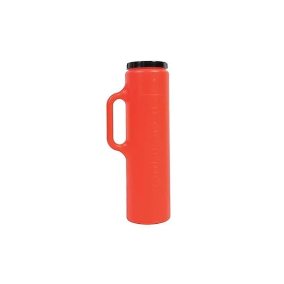 Safety Flare Container, Red - Holds 12 x 30-Minute Flares - Durable Marine Grade Plastic - Firetech REDSAFETYFLARE - Boating, Emergency, Roadside Safety