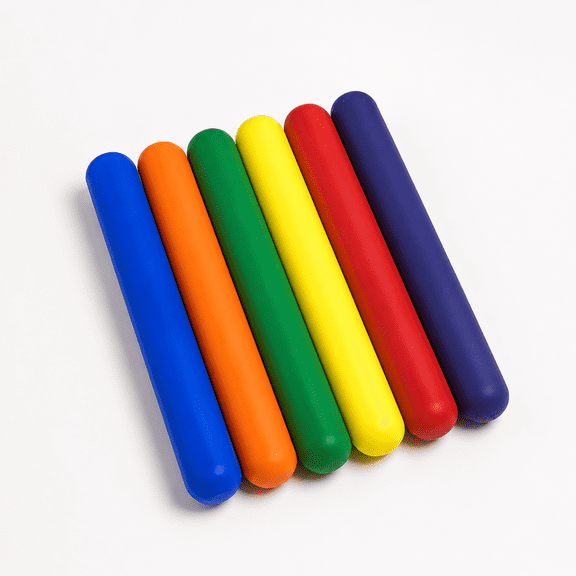 Safety Foam Track & Field Relay Baton Set of 6 for Sprint Races and Team Coordination