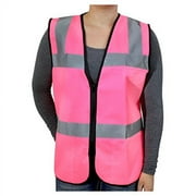 Safety Girl SG-NAPV-Pink-M Safety Vests, 1.00 in x 8.00 in x 9.00 in Polyester Pink, 0.02 oz