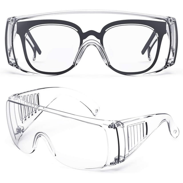 Safety Glasses & Goggles for Men Women Over Eyeglasses Anti Fog Safety Goggles Over Glasses Eye