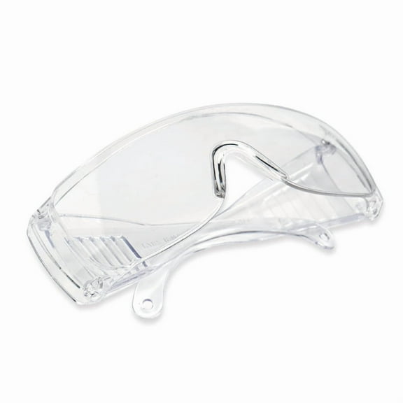 Safety Glasses Over Eyeglasses, Scratch Resistant Safety Goggles Clear Eye Protection,Safety Glasses(white)