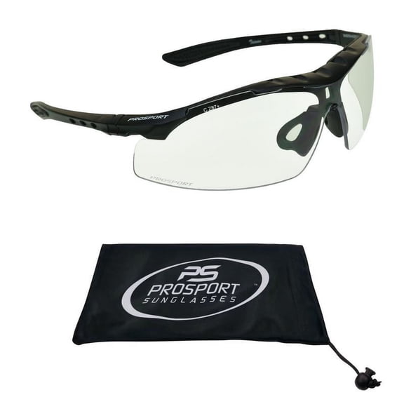 Safety Glasses Z87 with Foam Cushion Large Fit, Clear Lens, Blocks Wind & Debris