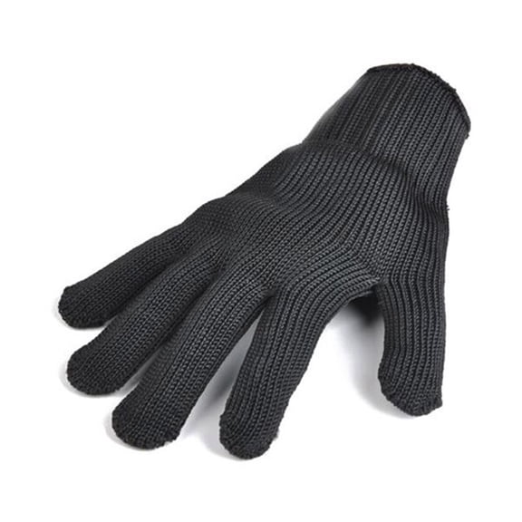 Safety Glove Level 5 Anti-cut Black Cut Proof Stab Resistant Wire Metal Working Garden Kitchen Household Work Protective Gloves ,Wear-Resistant