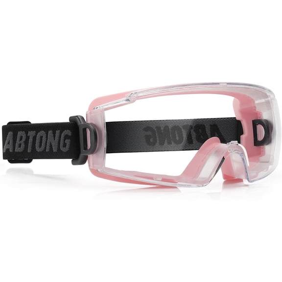Safety Goggles Over Glasses with Anti-Fog Clear Lens, Eye Protection for Lab Work & Industrial Use - ANSI Z87.1 Certified - Impact Resistance, Chemical Splash, Adjustable Strap - Men & Women