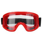 Safety Goggles Windproof Anti Impact Sports Glasses Ski Motorcycle Eye Protection (Red)