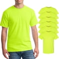 thumbnail image 1 of Safety Green T-Shirts Man Hi Vis Tee, Pack-6 Work Shirts Size: S, 1 of 5