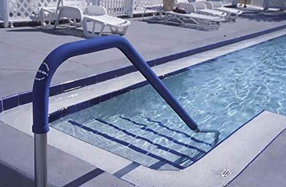 Safety Grip Handrail Cover, High Traffic, Royal Blue, 6 Ft.