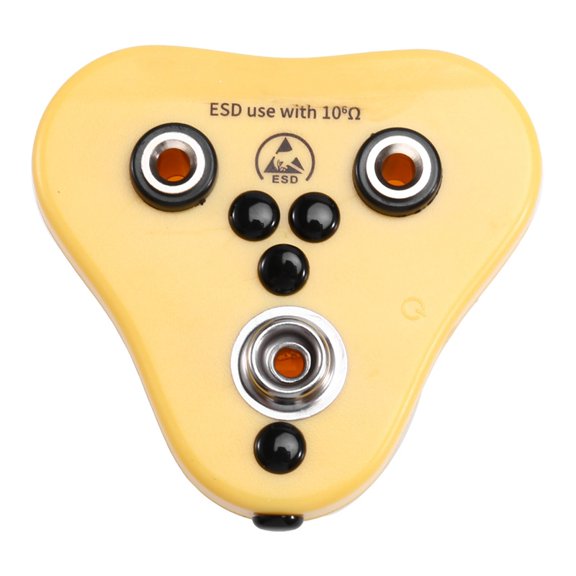 Safety GroundingPlug for ESD Wrist Strap,Anti-Static Mat,Grounding Socket Plug Adapter for WristStrap,Grounding Wire(US)