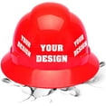 thumbnail image 1 of Safety Hard Hat Customize Logo Protective Head Outdoor Work Hat (White (standard)), 1 of 12