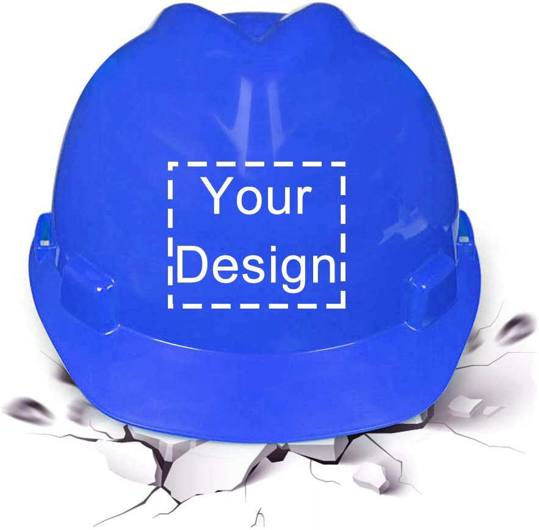 Safety Hard Hat Customize Logo Protective Head Outdoor Work Hat (White (standard))