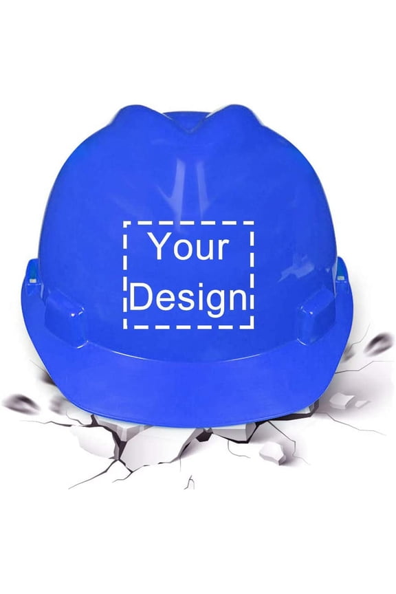 Safety Hard Hat Customize Logo Protective Head Outdoor Work Hat (White (standard))