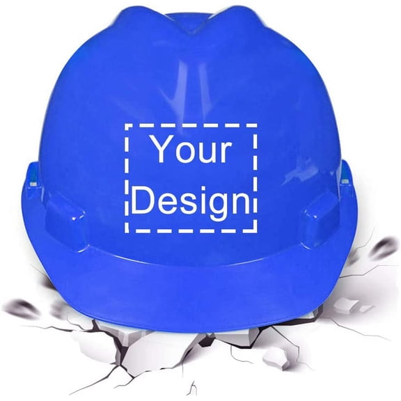 Safety Hard Hat Customize Logo Protective Head Outdoor Work Hat (White (standard))