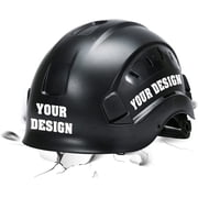 Safety Hard Hat Customize Logo Protective Head Outdoor Work Hat White standard