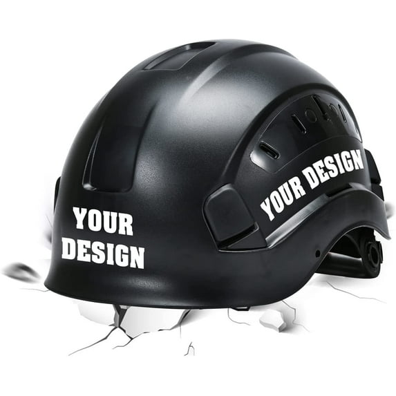 Safety Hard Hat Customize Logo Protective Head Outdoor Work Hat (White (standard))