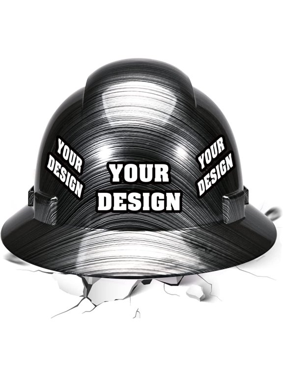 Safety Hard Hat Customize Logo Protective Head Outdoor Work Hat (White (standard))