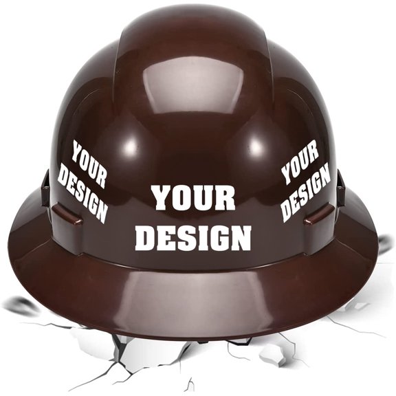 Safety Hard Hat Customize Logo Protective Head Outdoor Work Hat (White (standard))