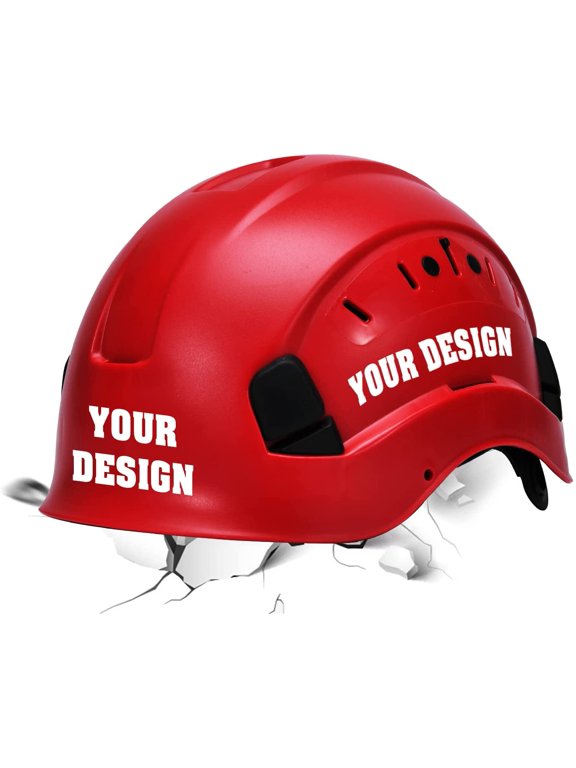 Safety Hard Hat Customize Logo Protective Head Outdoor Work Hat (White (standard))