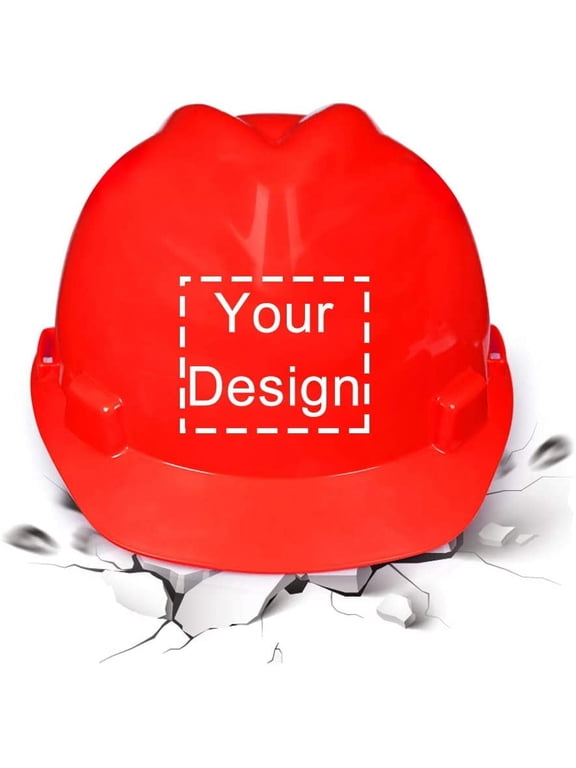 Safety Hard Hat Customize Logo Protective Head Outdoor Work Hat (White (standard))