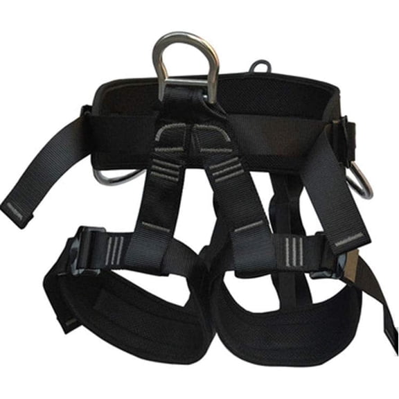Safety Harness, Climbing Equipment Drop Protection Half Body Working at Heights Belt, Black