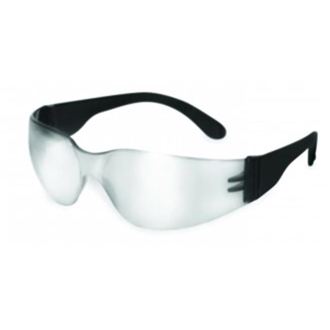 Safety I Pro-Rider Frosted Indoor - Outdoor Safety Glasses With Clear Lens- Set of 12