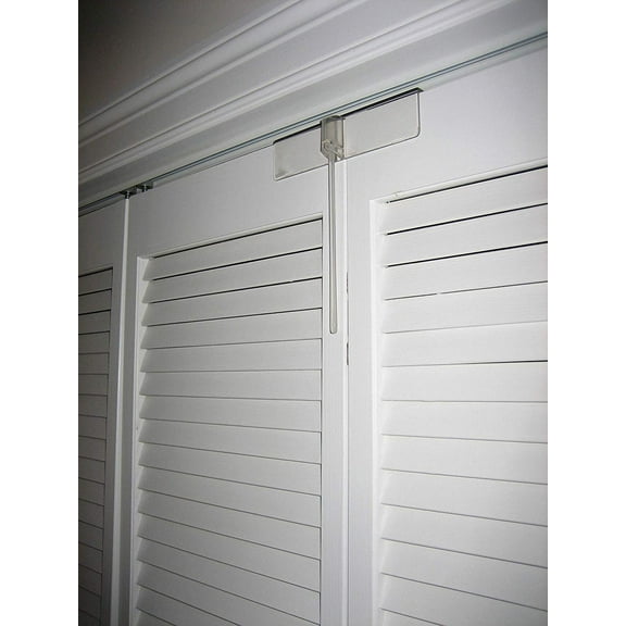 Safety Innovations Complete Deluxe Bi-fold Door Lock - (4 Pack) - Made from Unbreakable Clear Polycarbonate