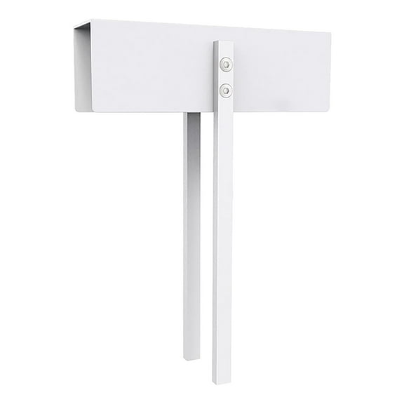 Safety Innovations Deluxe Bi-Fold Door Lock,Metal Bi-Fold Door Lock,Portable Double Door Safety Lock,Closet Stainless Steel Metal Pantry Lock for Bifold Folding Closet Pantry(White,5.6x6.2x0.37")