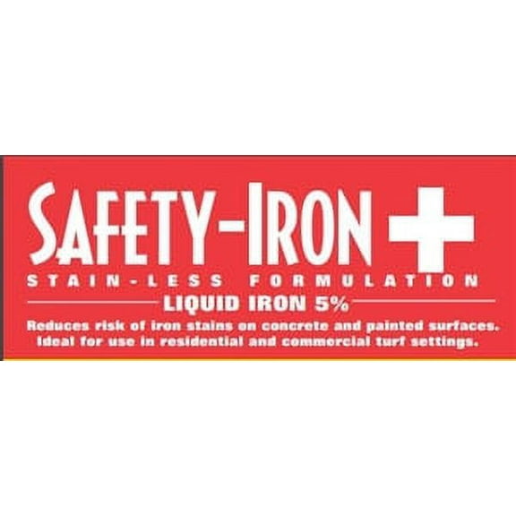 Safety Iron Plus 5% Fe Fertilizer - 2.5 Gallons