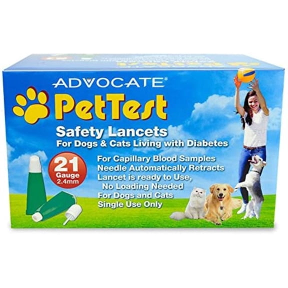 Advocate PetTest Twist Top Sterile Lancets Dog & Cat Supplement, 100 Ct