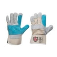 thumbnail image 1 of Safety Leather Work Gloves, 5 Pairs, X-Large, 1 of 4