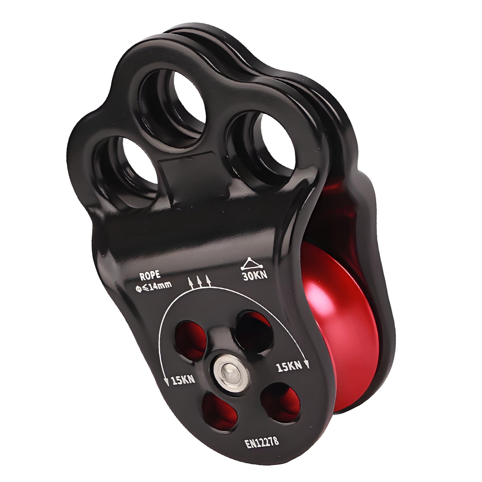 Safety Locking Pulley Climbing Belays Device Suitable for Secure Play Outdoor Environment with Aluminum Alloy Texture