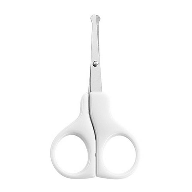 Safety Nail Scissors for Baby, Fingernail Clippers with Rounded Tip, Newborn Nail Trimmer