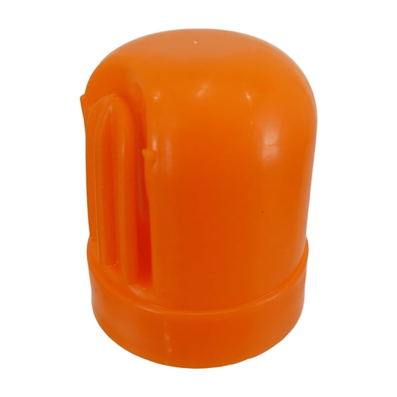 Safety Orange Cap for T Posts and U Posts, Vertical Clip for Wire and Tape Support, Cover Exposed Ends of Tent Stakes, Rebar, Pipe Ends, Livestock Fencing, Includes 15 Fence Caps, by Tech Team