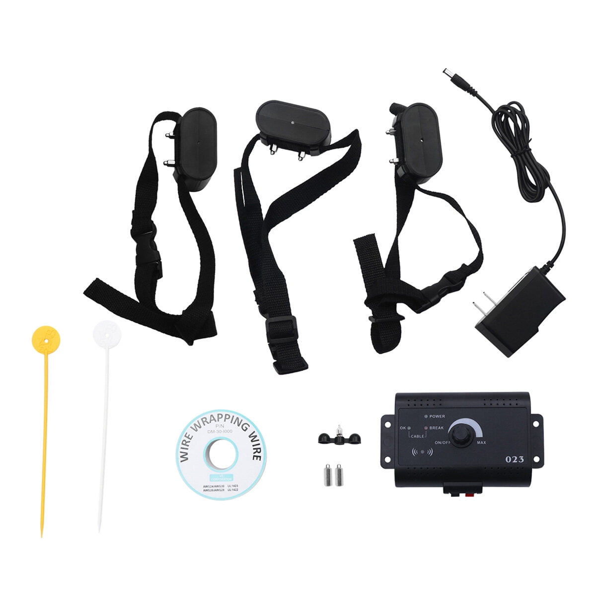 Safety Pet Dog Electric Fence with 3pcs Waterproof Dog Electronic