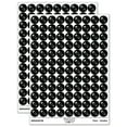 thumbnail image 1 of Safety Pin 200+ Round Stickers - Black - Matte Finish - 0.50" Size, 1 of 3
