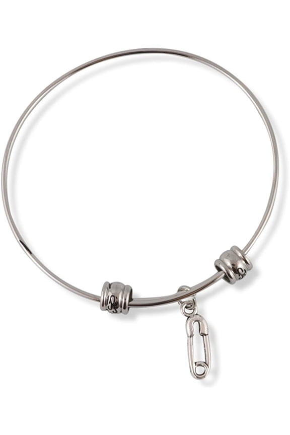 Safety Pin Fancy Bangle