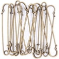 thumbnail image 1 of Safety Pins Large Heavy Duty Safety Pin - 15pcs Blanket Pins 3/4 Inch Stainless Steel Wire Safety Pin Extra Strong & Sturdy Bulk Pins for Blankets, Skirts, Crafts, Kilts (15pcs), 1 of 5