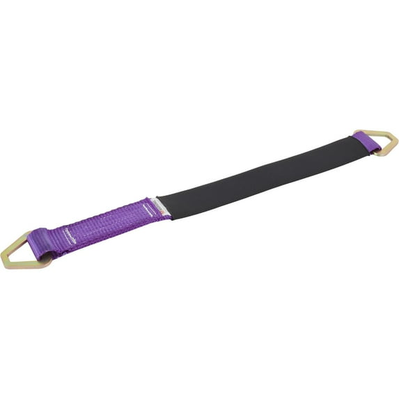 Safety Racing 24 Inch Axle Purple Tie Down Strap with Sleeve