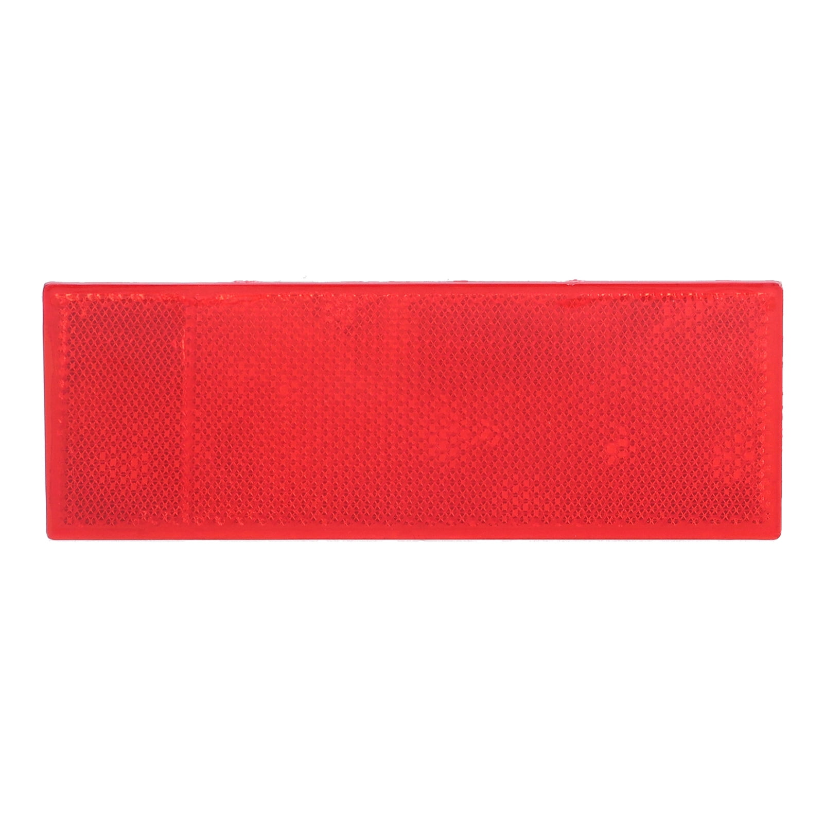 Reflective Sticker Red Rectangle Safety Reflective Sticker Red Rectangular Warning Reflector Decal for ...