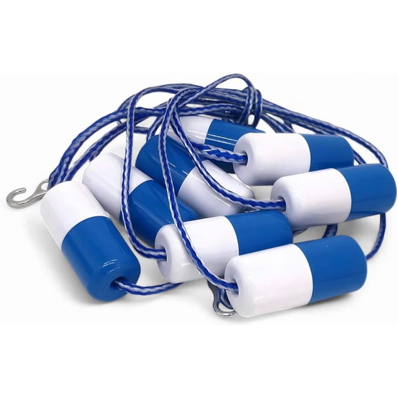 Safety Rope with Floats, Pre-Assembled Divider Buoy with Hooks 100 Foot