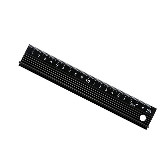 Safety Ruler Metal Crafting Ruler Linear Measurement Ruler for DIY Projects