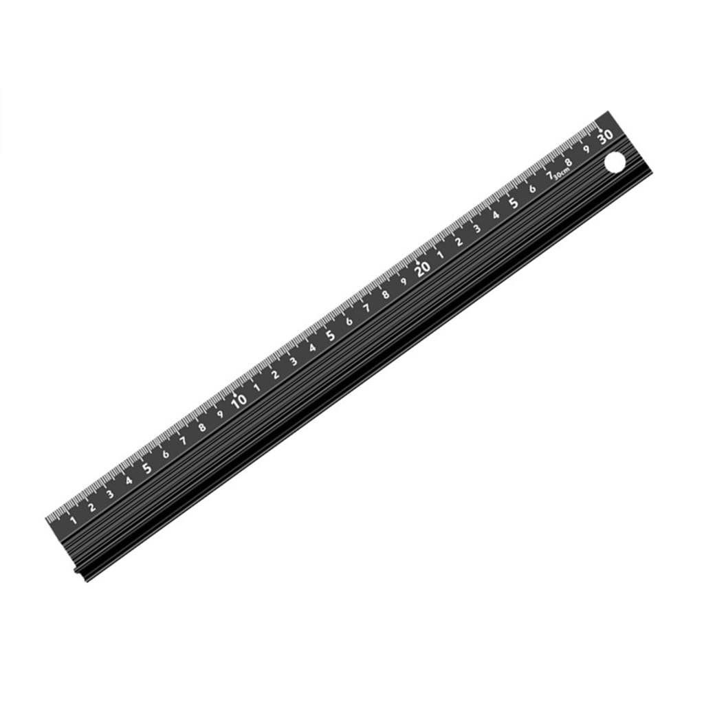 Crafting Ruler L Type Cutting Ruler Safety Ruler with Clear Scale for ...