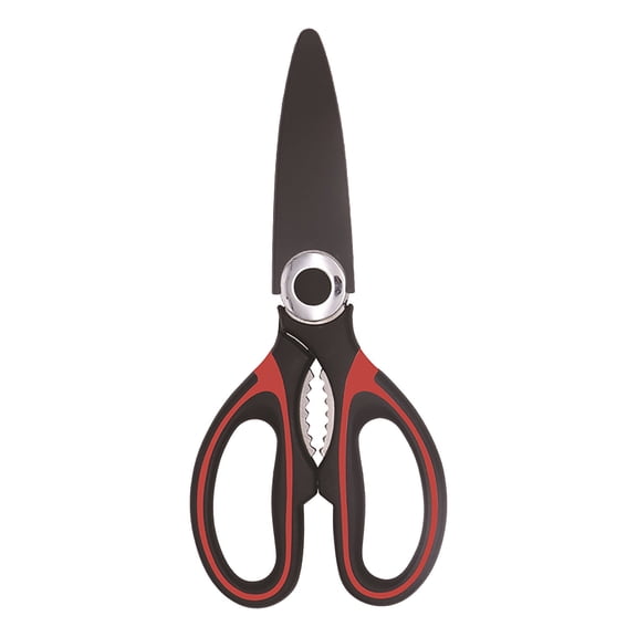 Safety Scissors for Kitchen Scissors All Purpose Kitchen Set Stainless Steel Cooking Utensils Heavy-Duty Scissors, 8.1" Comfort Grip Non-Slip Versatile Scissors For Kitchen Small Tools Clearance