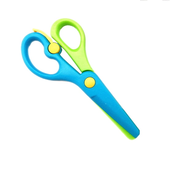 Safety Scissors, Yannianjz Plastic Safety Scissors forkids, Blunt Tip Toy Scissors for Paper Cutting, Craft Supplies forschool& Art Projects, Easy Use Colorful Set