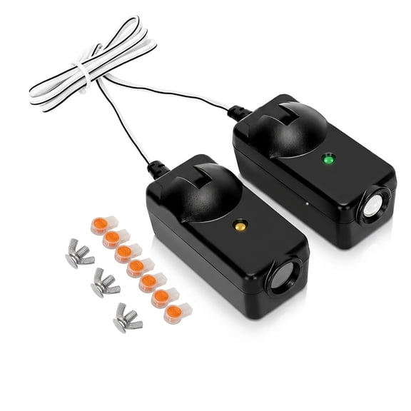 Safety Sensor Kit, Replacement for Craftsman/Chamberlain/Liftmaster Garage Door Sensor, Compatible with Liftmaster/Chamberlain/Craftsman Garage Door openers Made After 1997