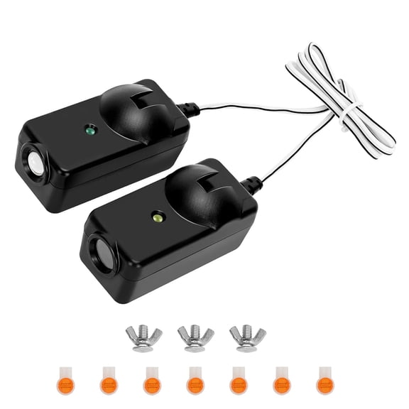 Safety Sensor Kit, Replacement for Craftsman/Chamberlain/Liftmaster Garage Door Sensor, Compatible with Liftmaster/Chamberlain/Craftsman Garage Door openers Made After 1997