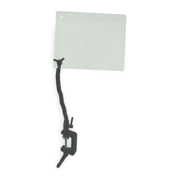 Safety Shield, C Clamp, 10 x 12 In, 3/16 T