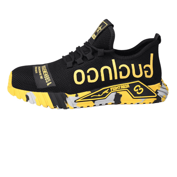 Safety Shoes Men Composite Steel Toe Cap Women Trainers,Safety Trainers Steel Toe Protection Lightweight Comfortable Breathable Work Shoes