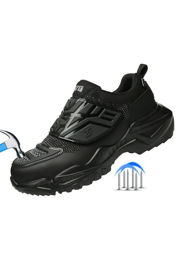 Safety Shoes For Men Composite Toe  Lightweight Zapatos De Seguridad Work Shoes For Women Industrial Slip On Construction Trainer Waterproof Work Boots For Men