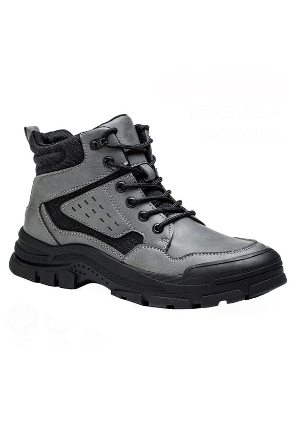Safety Shoes Men'S Lightweight Sporty Sneakers Warm Steel Toe Cap Waterproof Work Boots for Winter Eu 38-45
